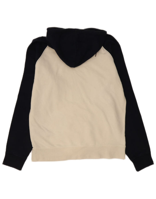Felpa con cappuccio da uomo Champion, cotone color block bianco medio