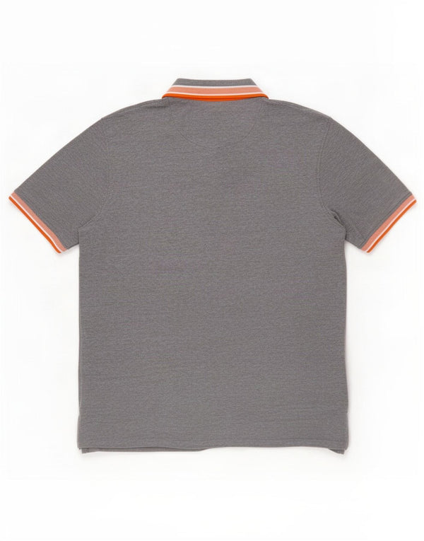 Jack & Jones Mens Polo Shirt 2XL Grey Cotton