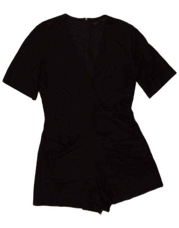 Tutina corta Zara Trafaluc da donna UK 12 poliestere nero medio