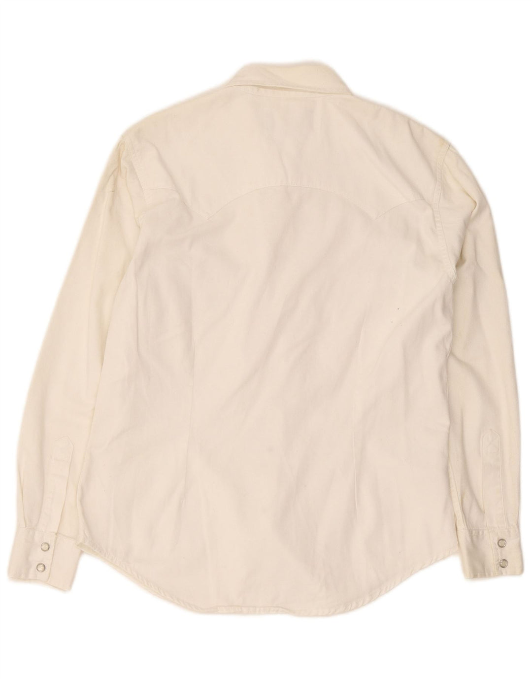 Camicia in denim da donna Lee UK 16 grande cotone bianco