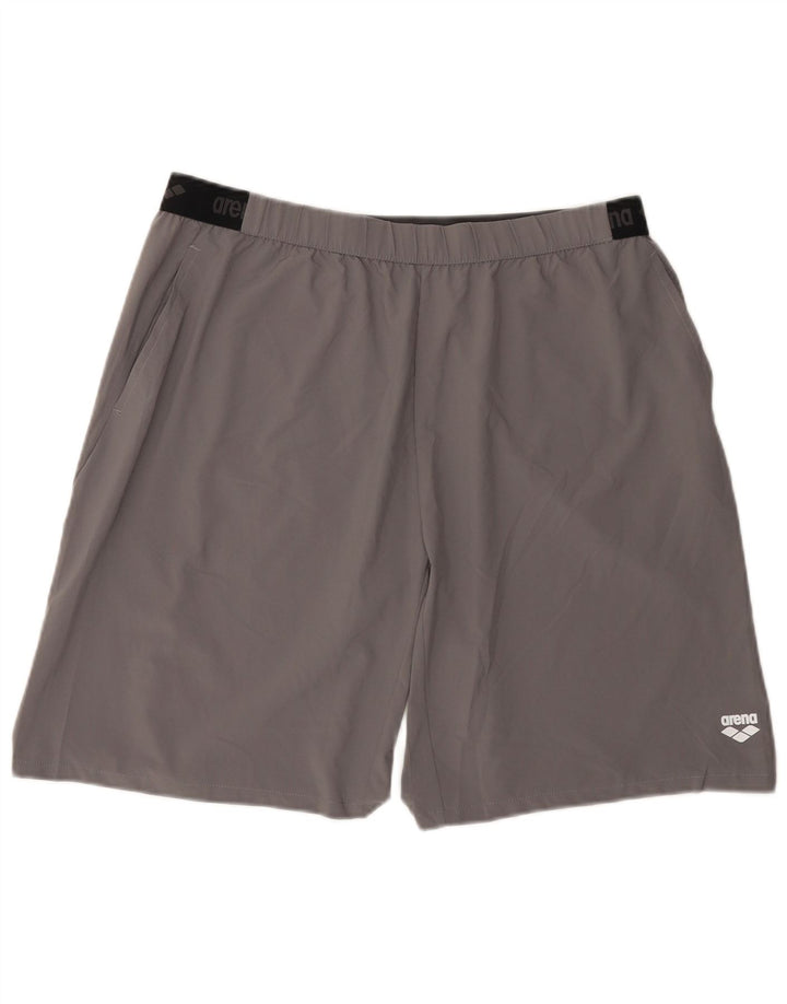Pantaloncini sportivi da uomo Arena 2XL Poliestere grigio