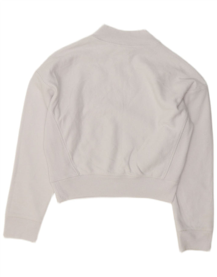 Felpa corta da donna Champion UK 14 Cotone bianco medio