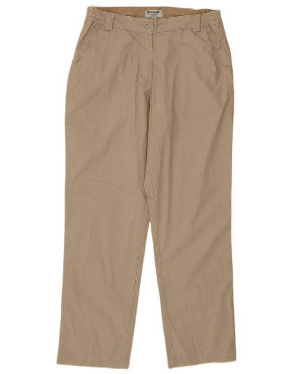 Pantaloni casual dritti da donna Mountain Warehouse UK 8 piccoli W30 L28 Beige