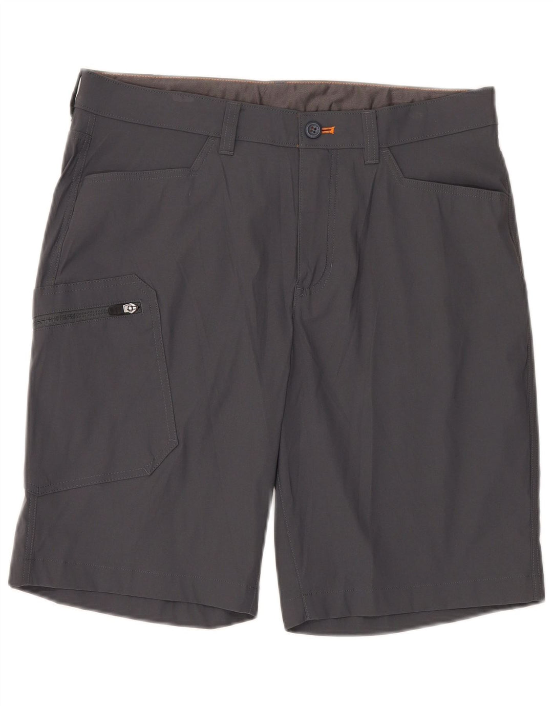 Pantaloncini cargo da uomo EDDIE BAUER W34 nylon grigio grande