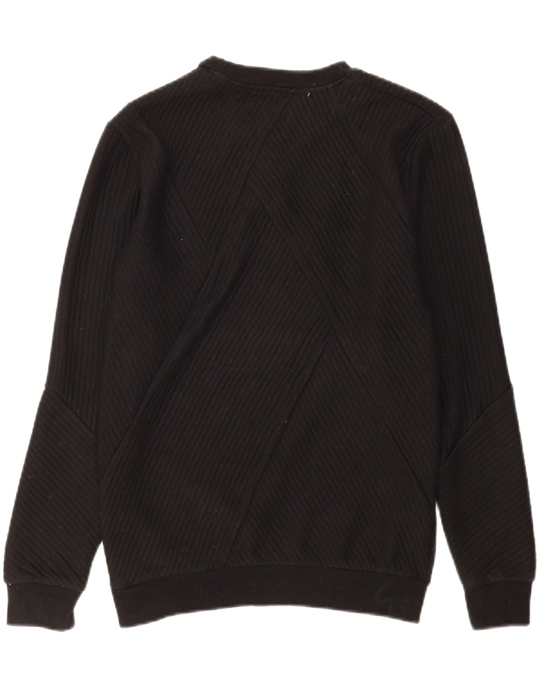 Felpa Zara Uomo Maglione Cotone Nero Medio