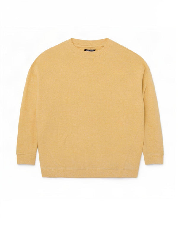 Felpa da donna con maniche a 3/4 Marks & Spencer UK 16 grande gialla