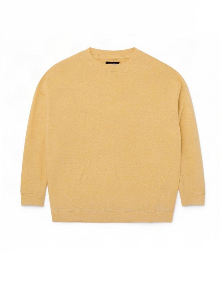 Felpa da donna con maniche a 3/4 Marks & Spencer UK 16 grande gialla