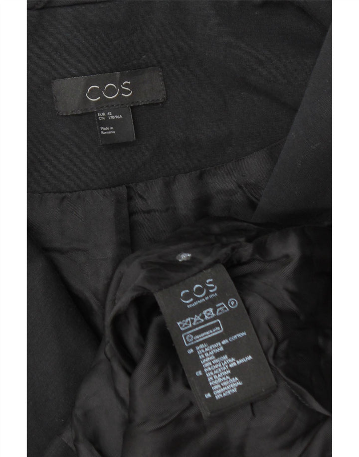 Giacca blazer aperta da donna Cos EU 42 grande acetato nero