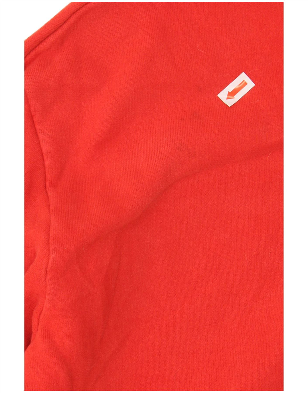 Felpa con cappuccio grafica da uomo SUPERDRY XS in cotone rosso