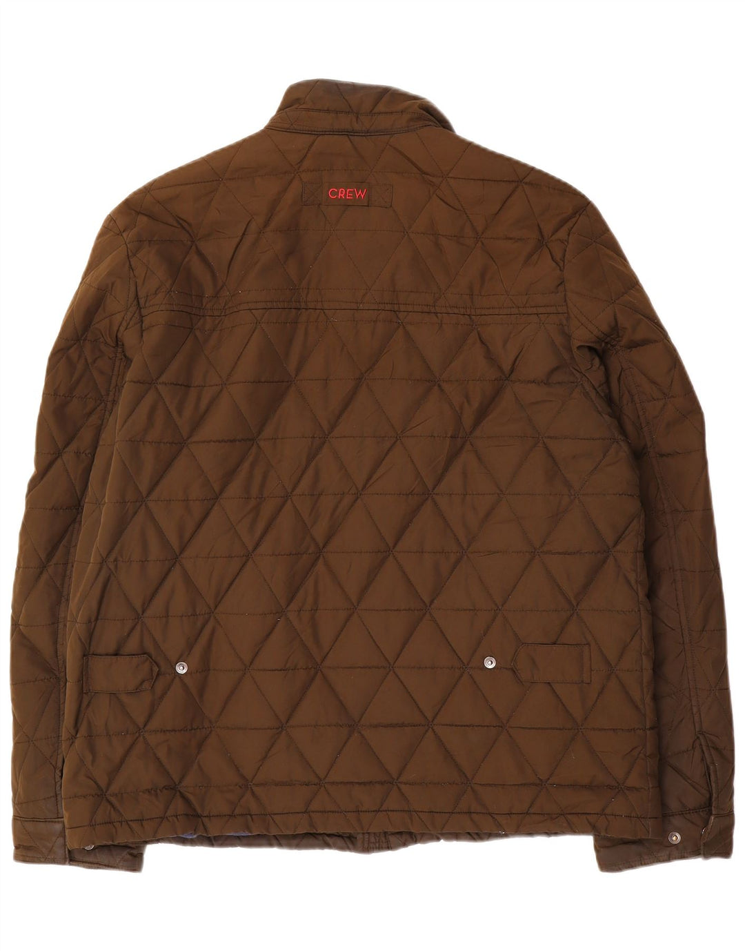Crew Clothing Giacca trapuntata da uomo UK 42 XL Poliestere kaki