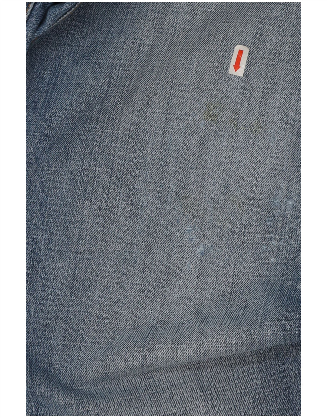 Jeans dritti invecchiati da uomo Calvin Klein W33 L27 cotone blu