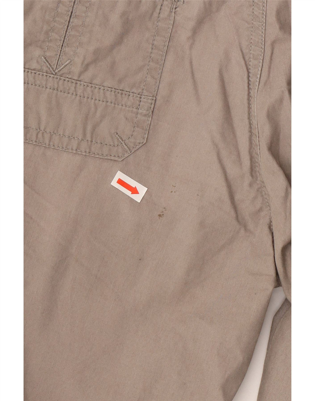 BENETTON Womens Straight Cargo Trousers IT 42 Medium W30 L35 Grey Vintage Benetton and Second-Hand Benetton from Messina Hembry 