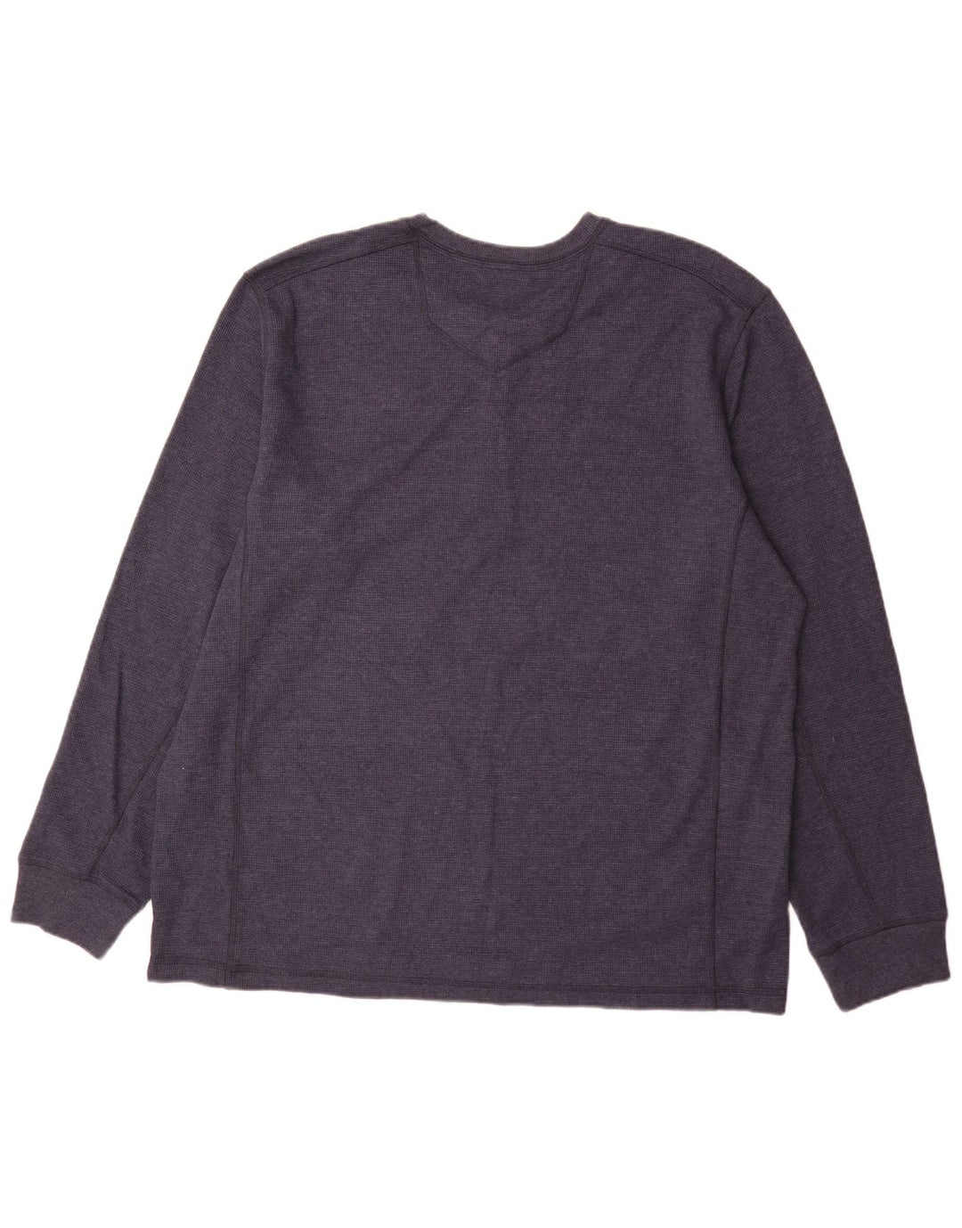 Eddie Bauer Top da uomo a maniche lunghe 2XL in cotone blu navy
