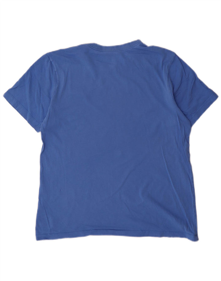 T-shirt da uomo Nike Top in cotone blu medio