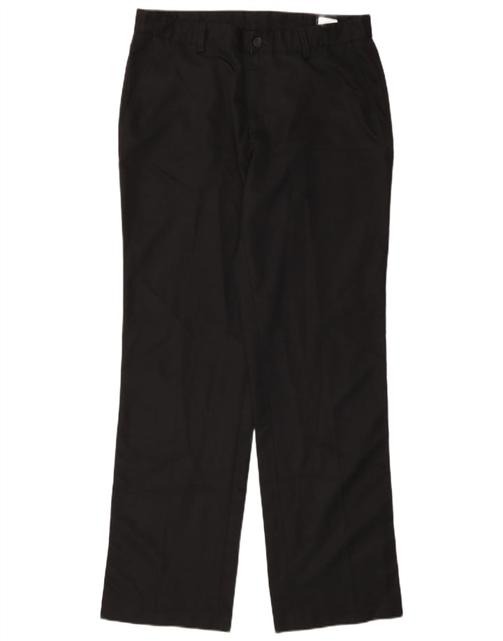 Pantaloni chino dritti ADIDAS da uomo Climalite W34 L34 poliestere nero