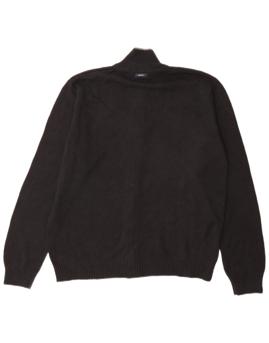 Maglione cardigan da uomo Nautica grande cotone blu navy