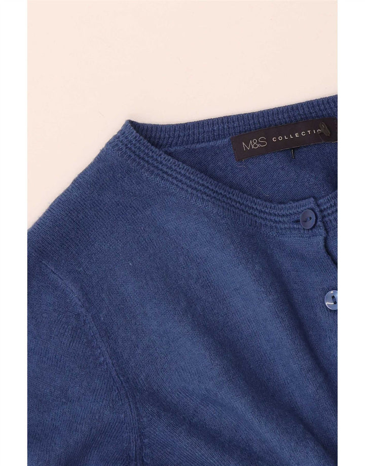 Maglione cardigan da donna Marks & Spencer UK 6 XS Blu