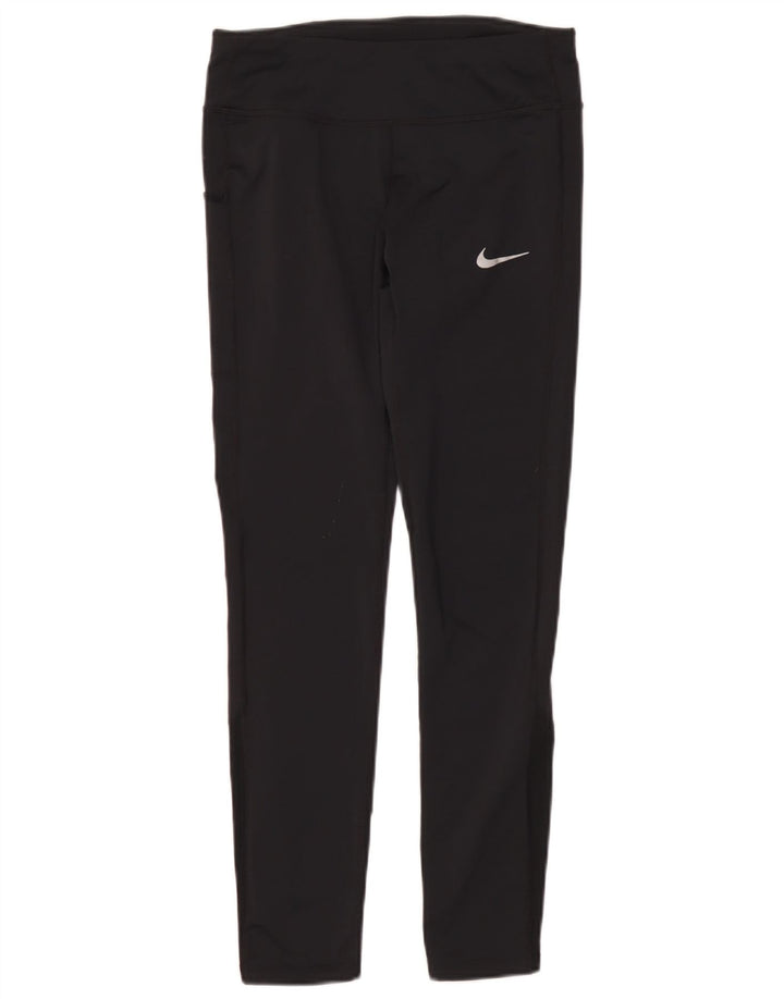 Leggings Nike Dri Fit da donna UK 10 piccoli poliestere nero