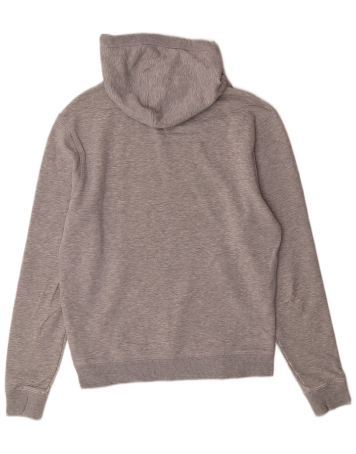 TOMMY HILFIGER Maglione con cappuccio da uomo piccolo in cotone grigio