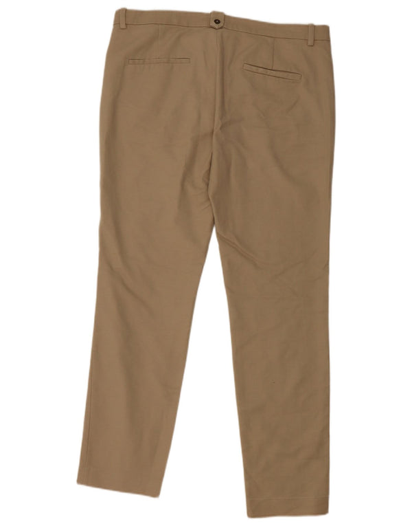 Pantaloni chino slim da donna Zara EU 40 medi W34 L27 cotone beige