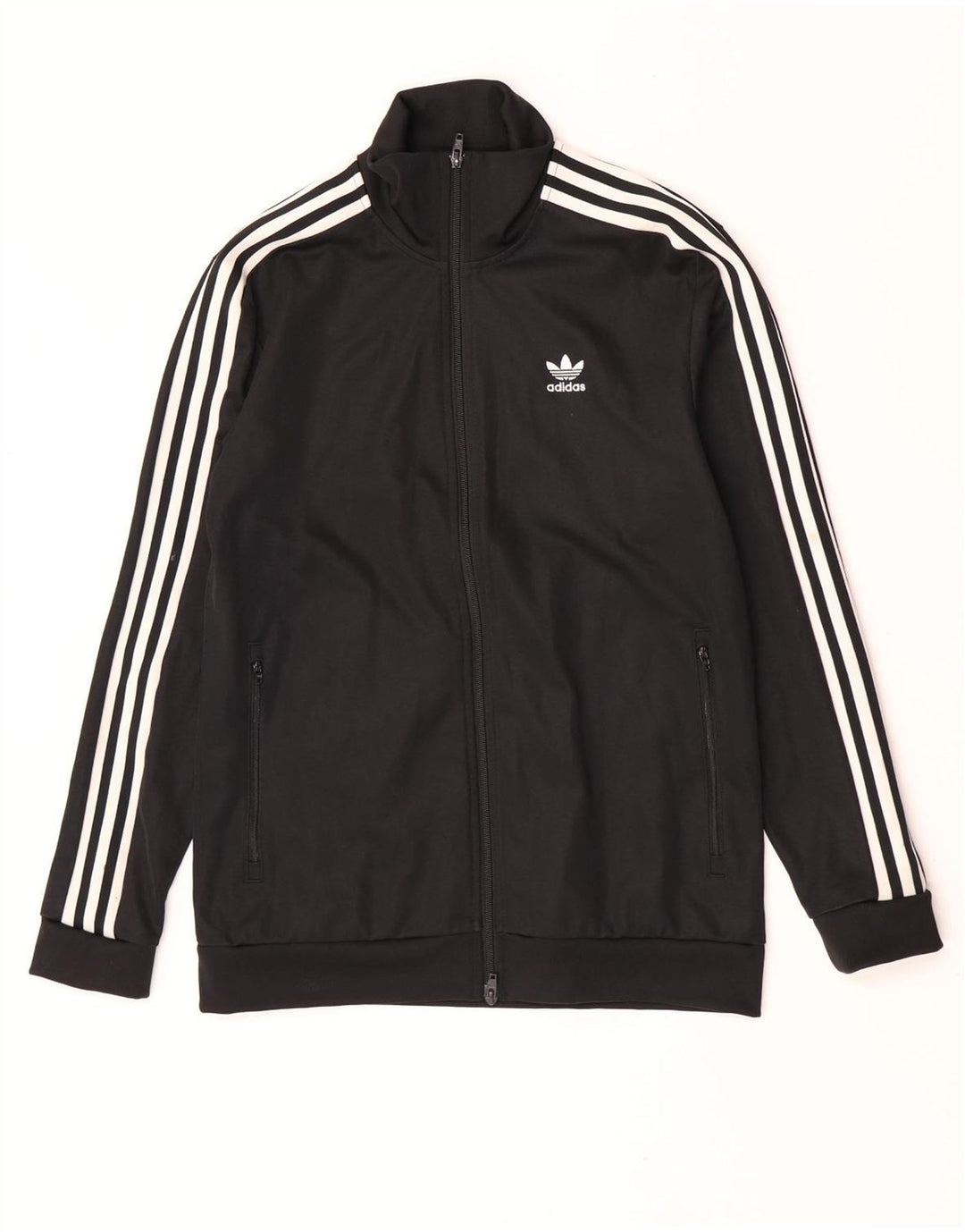 Giacca da ginnastica da uomo Adidas, giacca media, in cotone nero