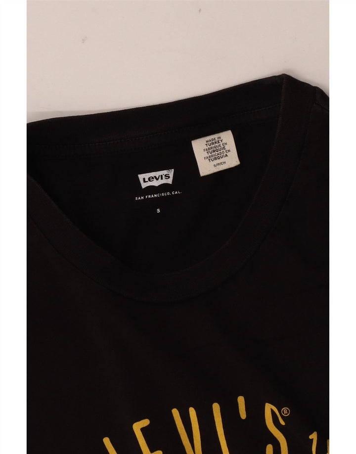T-shirt grafica Levi's San Francisco da uomo, piccola, nera