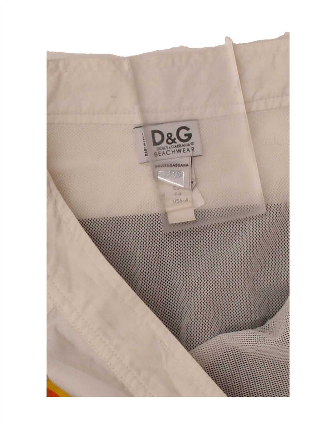 DOLCE & GABBANA Mens Swimming Shorts Large Black Colourblock Polyester Vintage Dolce & Gabbana and Second-Hand Dolce & Gabbana from Messina Hembry 