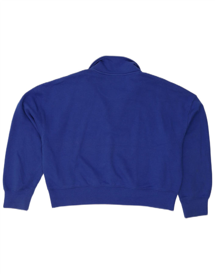 Felpa corta oversize da donna Jack Wills UK 16 grande blu