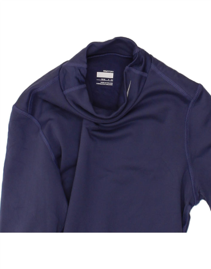 NIKE Womens Top Long Sleeve US 4/6 Small Purple Polyester Vintage Nike and Second-Hand Nike from Messina Hembry 
