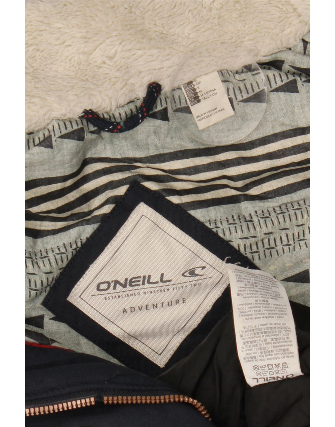 Giacca Parka con cappuccio da donna O'NEILL UK 10 Small Poliestere blu navy