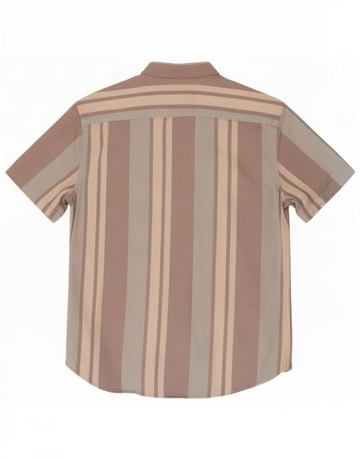 Camicia a maniche corte standard da uomo Levi's in cotone a righe grigio medio
