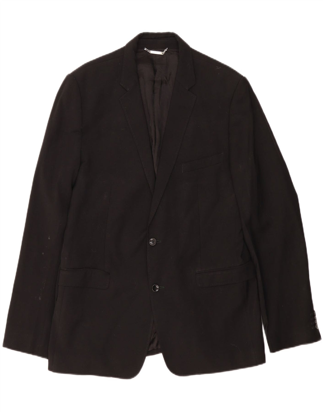 Giacca blazer slim da uomo a 2 bottoni Dolce & Gabbana IT 54 2XL lana nera