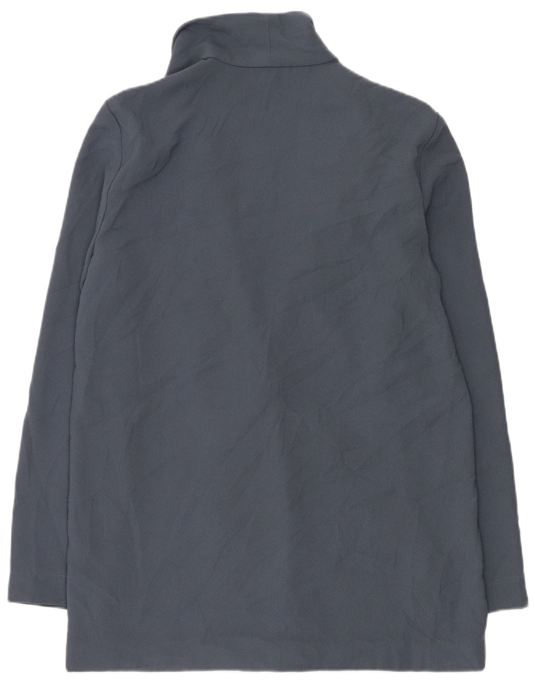Giacca blazer doppiopetto da donna Topshop UK 10 piccola poliestere blu