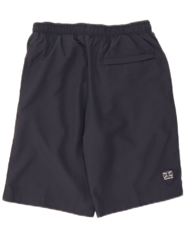 Pantaloncini sportivi Reebok Classic Graphic da ragazzo 9-10 anni in poliestere grigio