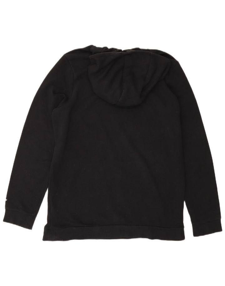 JORDAN Felpa con cappuccio grafica da uomo grande in cotone nero