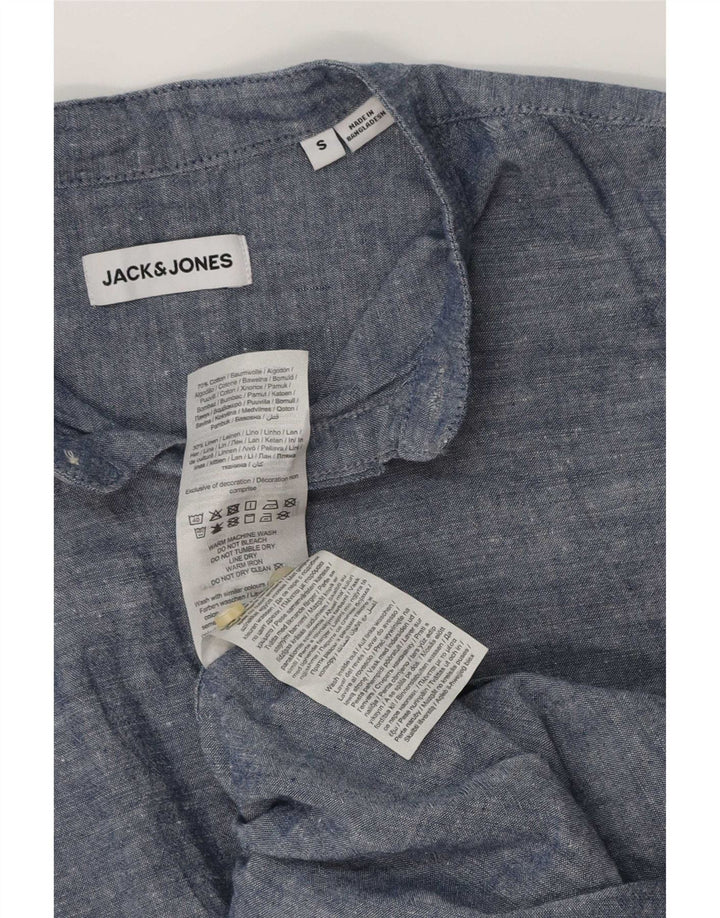 Camicia Uomo Jack & Jones Piccola Blu Cotone