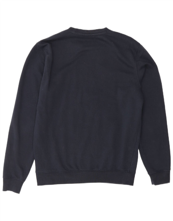 CHAMPION Felpa con grafica da uomo Maglione piccolo in cotone blu navy