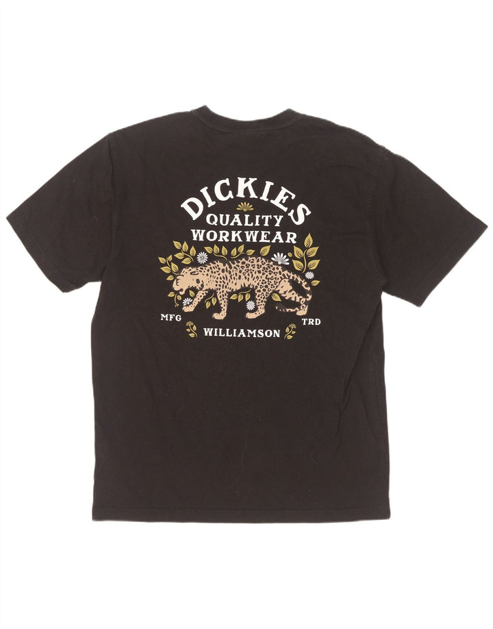 T-shirt grafica da uomo Dickies Top piccola in cotone nero