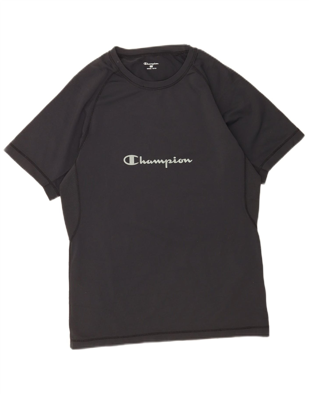T-shirt grafica da uomo Champion Top XL nera in poliammide