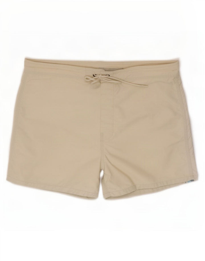 Pantaloncini da bagno da uomo Sundek in nylon beige medio