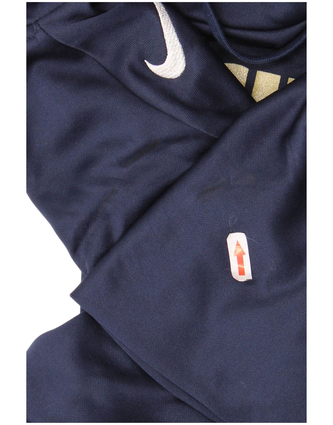NIKE Felpa con cappuccio grafica Dri Fit da uomo, media, blu navy, in poliestere