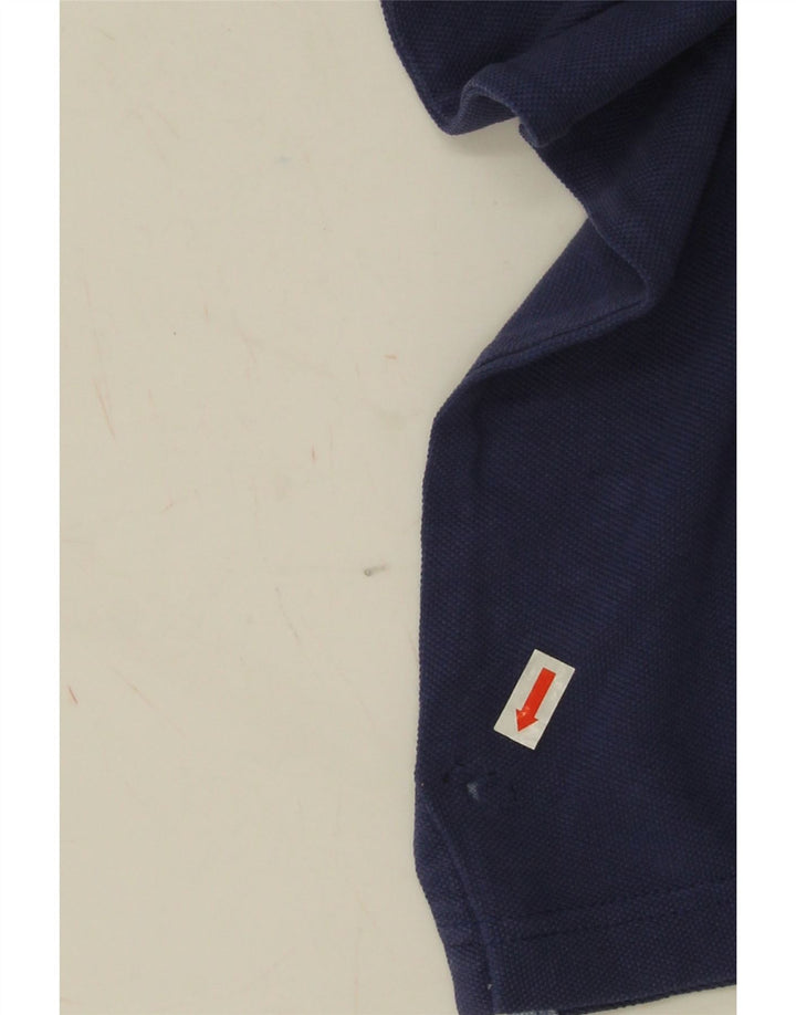 Polo da uomo su misura Tommy Hilfiger in cotone blu navy medio