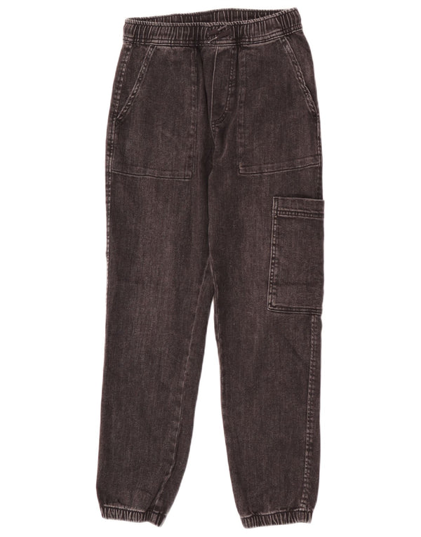Zara Ragazzi Joggers Jeans dritti 11-12 anni W26 L26 Cotone grigio