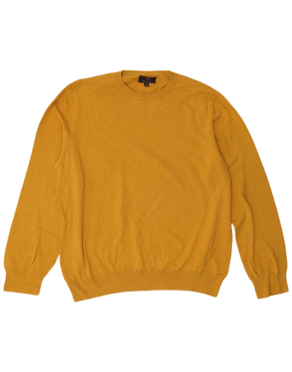 Maglione maglione girocollo da uomo Marks & Spencer 2XL Giallo