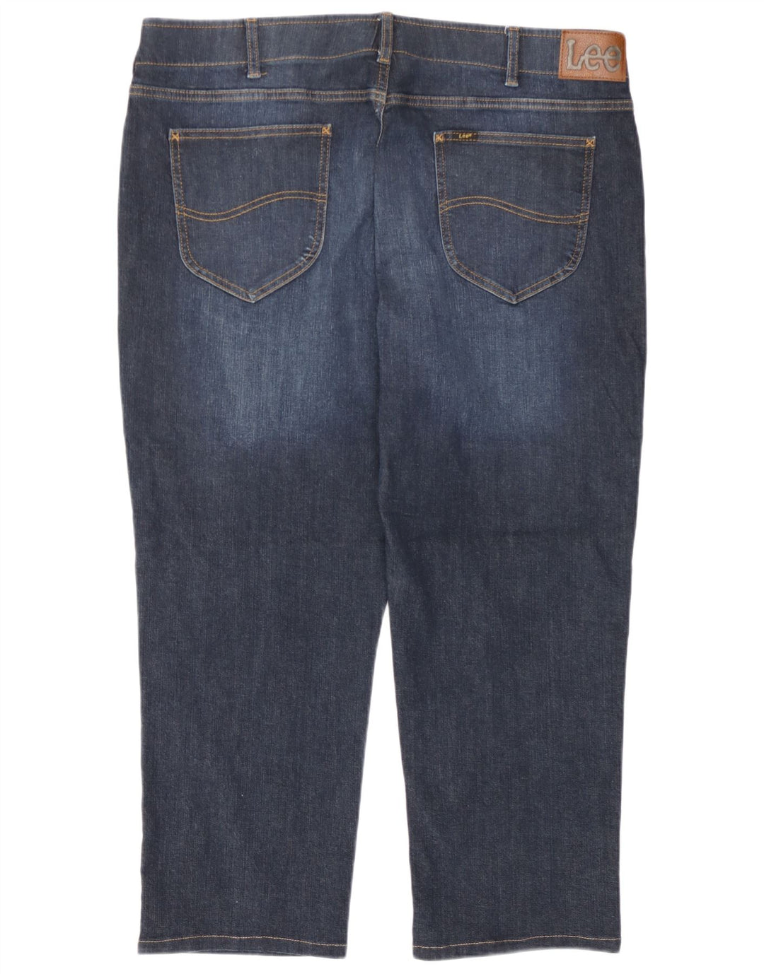 Jeans cropped da uomo Lee W40 L27 cotone blu navy