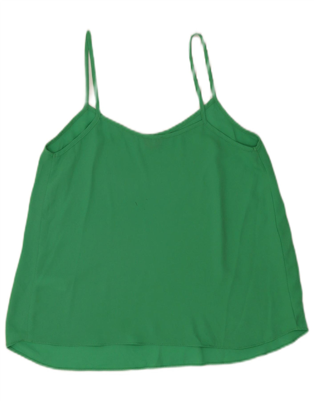 Topshop Canottiera da donna UK 10 Small Verde Poliestere