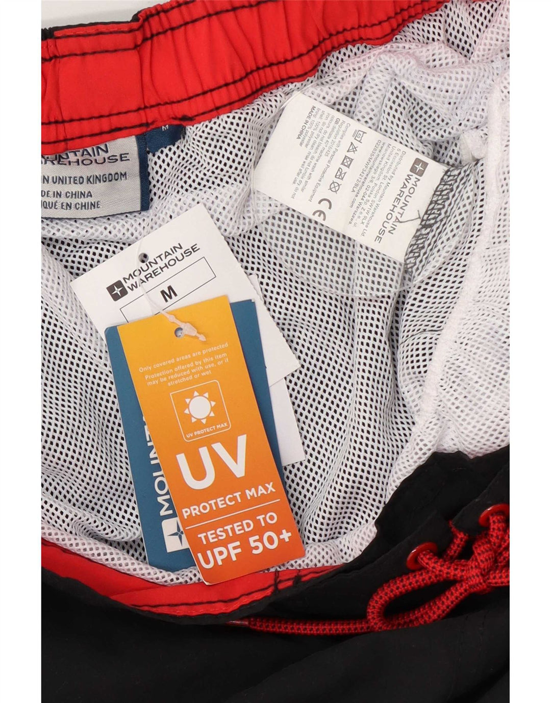 Mountain Warehouse Pantaloncini da bagno da uomo medio nero Poliestere