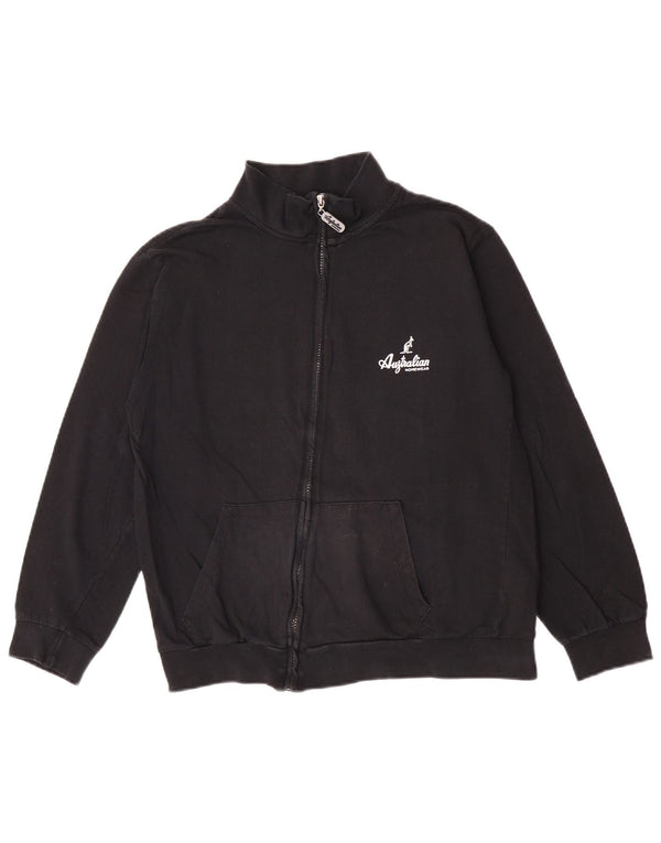 Giacca da tuta da donna AUSTRALIAN L'ALPINA UK 16 grande cotone nero