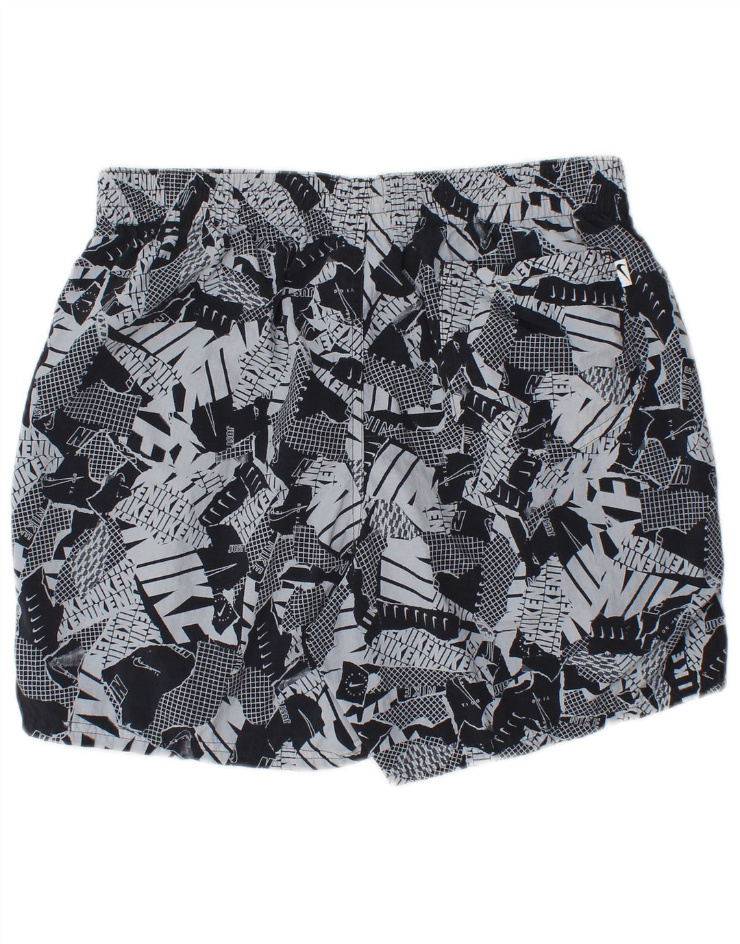 Pantaloncini sportivi Nike da uomo con grafica media nera in poliammide