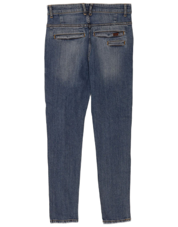Jeans skinny effetto invecchiato da uomo Zara EU 38 Small W30 L27 cotone blu